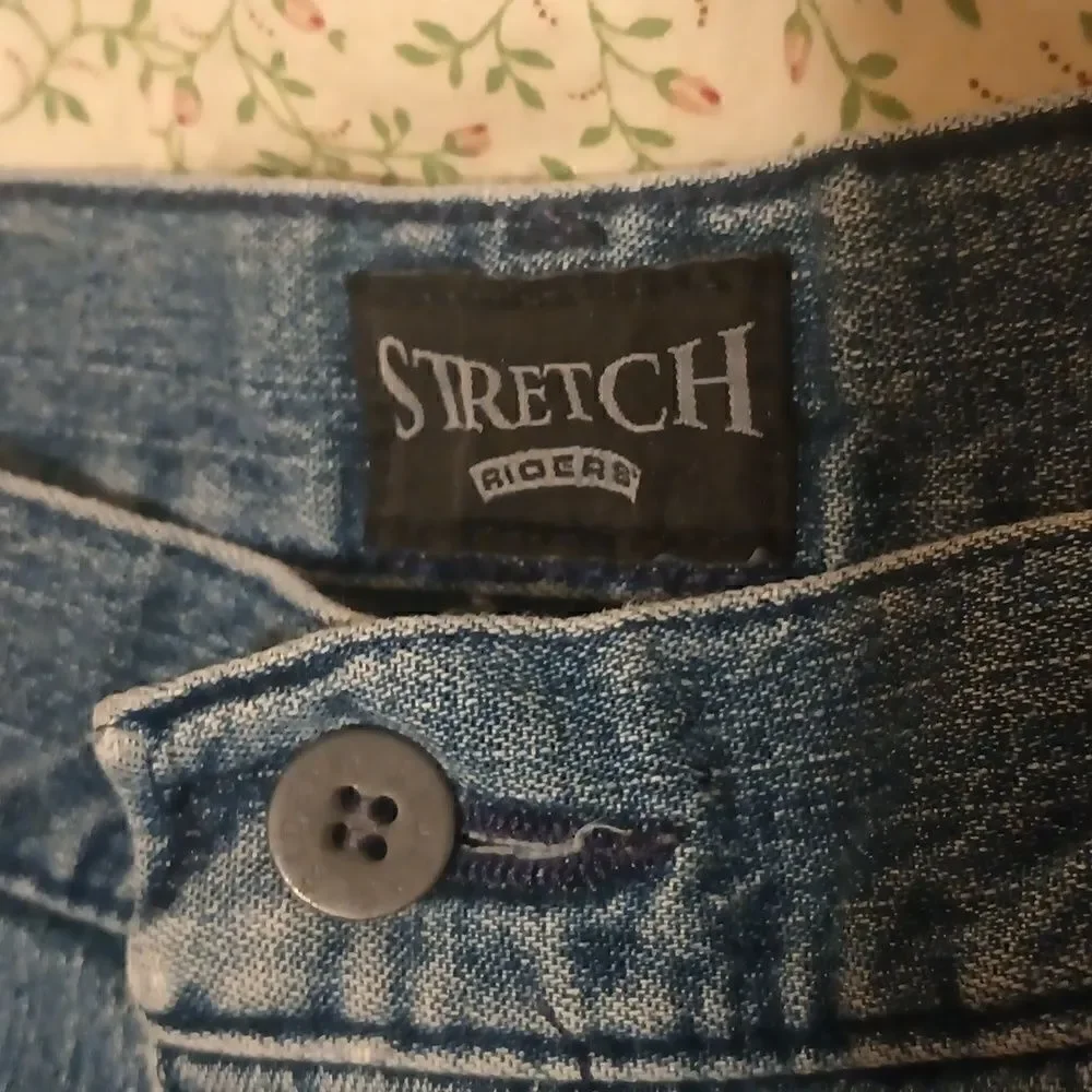 Upcycled recycled customized vintage hippie gypsy  bell bottom denim jean 12 - Picture 8 of 12